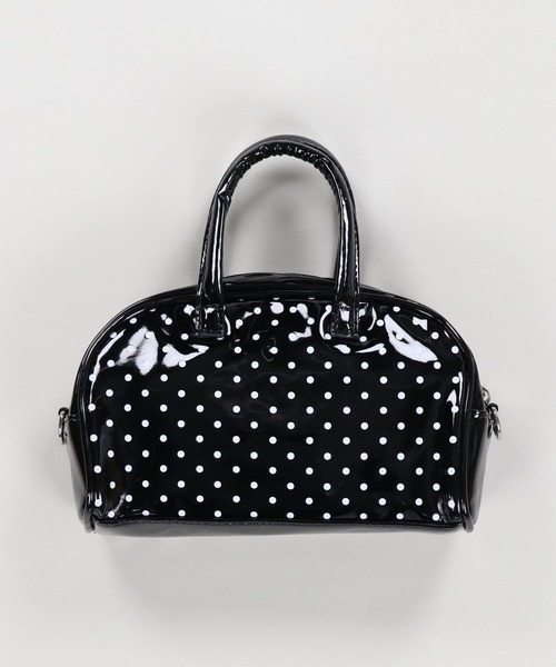SPINNS（スピンズ）の「【2WAY】エナメルプリントボストンバッグ/平成女児（ボストンバッグ・レディース・その他/サックスブルー系/ブラック系その他・ONESIZE）」の13枚目の写真