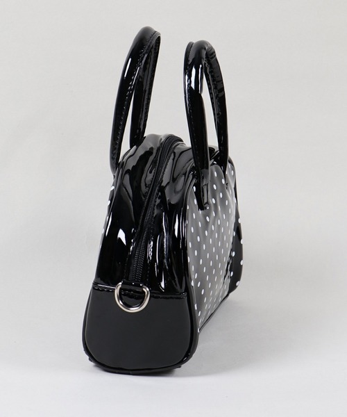 SPINNS（スピンズ）の「【2WAY】エナメルプリントボストンバッグ/平成女児（ボストンバッグ・レディース・その他/サックスブルー系/ブラック系その他・ONESIZE）」の16枚目の写真