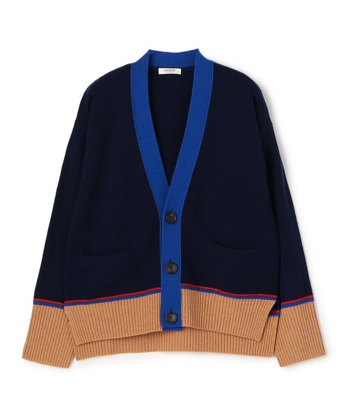 MACPHEE（マカフィー）の「NZ LAMBS Vネックカーディガン（カーディガン/ボレロ・レディース・ライトベージュ/ライトイエロー/ネイビー/ホワイト系その他/ブラック/グレー系その他・S）」の5枚目の写真