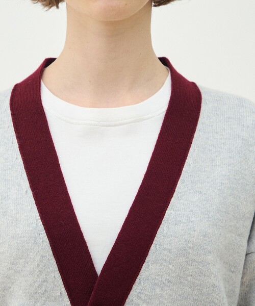 MACPHEE 今季 NZ LAMBS Vネックカーディガン NZ LAMBS Vネックカーディガン（MACPHEE）｜ルミネのファッション通販