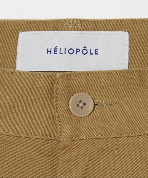 HELIOPOLE(エリオポール)の「COTTON TWILL CURVY TUCK PANTS(その他パンツ・レディース・アイボリー/キャメル/チャコールグレー・36/38)」の11枚目の写真