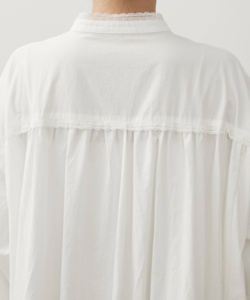 Libra Cue（リブラ キュー）の「Kanoco×Libra Cue アンティークレースコットンワンピース（ワンピース・レディース・ブラック/ホワイト・MEDIUM/LARGE）」の12枚目の写真