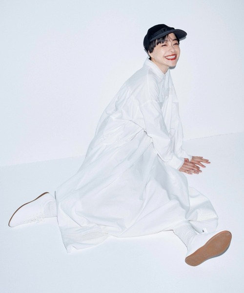 Libra Cue（リブラ キュー）の「Kanoco×Libra Cue アンティークレースコットンワンピース（ワンピース・レディース・ブラック/ホワイト・MEDIUM/LARGE）」の4枚目の写真