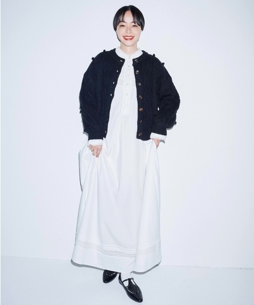 Kanoco×Libra Cue アンティークレースコットンワンピース（ワンピース