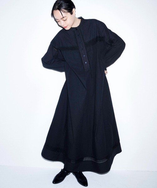 nico☆　新品タグ付き　Libra cue リブラキューLibra Kanoco×Libra Cue アンティークレースコットンワンピース（ワンピース