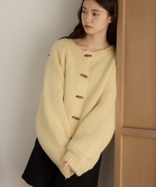 トグルボタンカーディガン（カーディガン/ボレロ）｜moi tytto