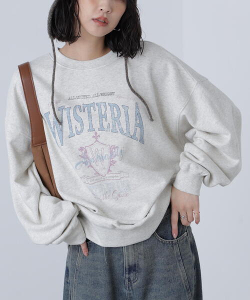 FREE'S MART（フリーズマート）の「◆アソートカレッジロゴビッグスウェット（スウェット・レディース・ホワイト系その他/ホワイト系その他2/イエロー系その他/ワインレッド・FREE）」の6枚目の写真