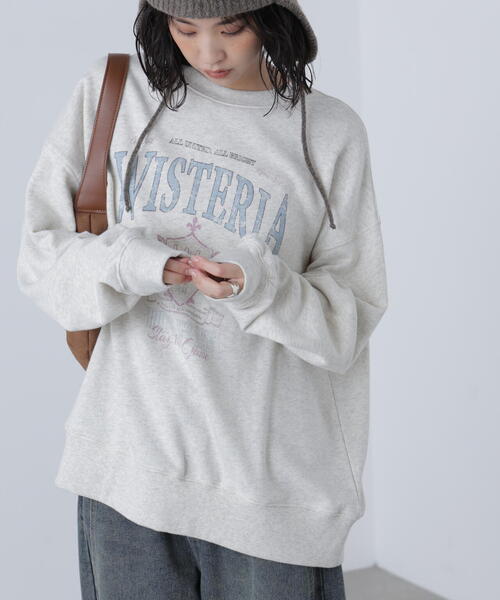 FREE'S MART（フリーズマート）の「◆アソートカレッジロゴビッグスウェット（スウェット・レディース・ホワイト系その他/ホワイト系その他2/イエロー系その他/ワインレッド・FREE）」の9枚目の写真