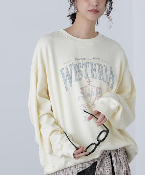 FREE'S MART（フリーズマート）の「◆アソートカレッジロゴビッグスウェット（スウェット・レディース・ホワイト系その他/ホワイト系その他2/イエロー系その他/ワインレッド・FREE）」の21枚目の写真