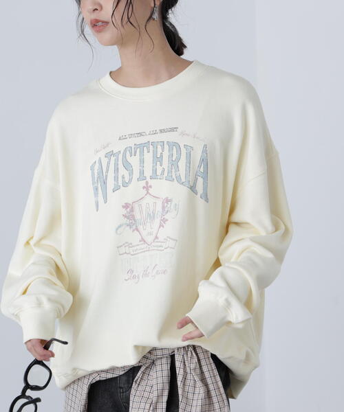 FREE'S MART（フリーズマート）の「◆アソートカレッジロゴビッグスウェット（スウェット・レディース・ホワイト系その他/ホワイト系その他2/イエロー系その他/ワインレッド・FREE）」の22枚目の写真