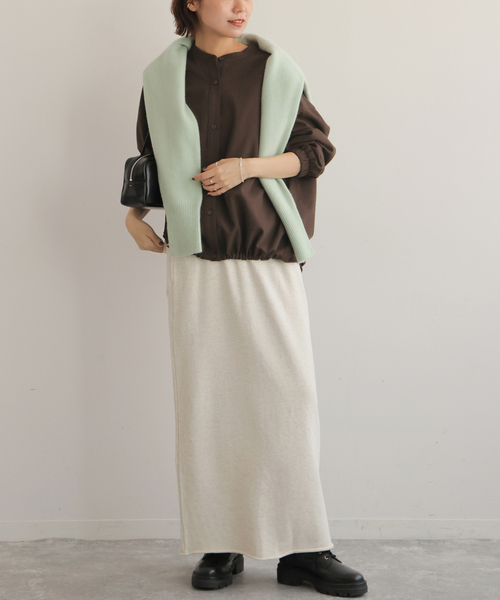 JOURNAL STANDARD relume(ジャーナルスタンダード レリューム)の「《追加 / 新色》カルゼドロストシャツ(シャツ/ブラウス・レディース・ネイビー/ブラウン/グレー・FREE)」の14枚目の写真