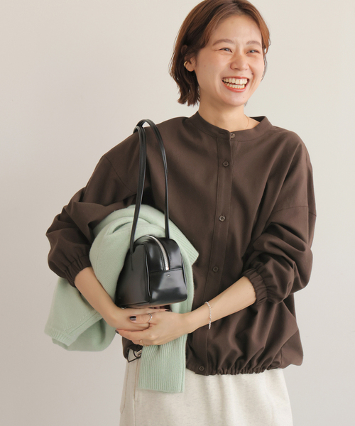 JOURNAL STANDARD relume(ジャーナルスタンダード レリューム)の「《追加 / 新色》カルゼドロストシャツ(シャツ/ブラウス・レディース・ネイビー/ブラウン/グレー・FREE)」の17枚目の写真