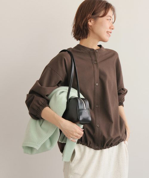 JOURNAL STANDARD relume(ジャーナルスタンダード レリューム)の「《追加 / 新色》カルゼドロストシャツ(シャツ/ブラウス・レディース・ネイビー/ブラウン/グレー・FREE)」の18枚目の写真