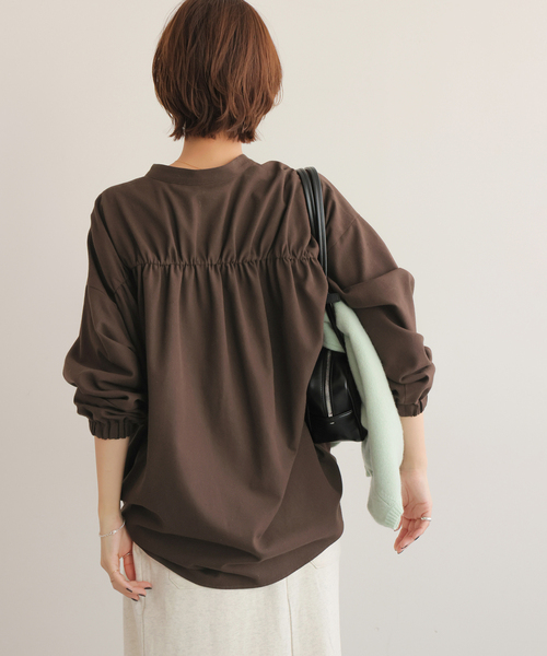 JOURNAL STANDARD relume(ジャーナルスタンダード レリューム)の「《追加 / 新色》カルゼドロストシャツ(シャツ/ブラウス・レディース・ネイビー/ブラウン/グレー・FREE)」の20枚目の写真