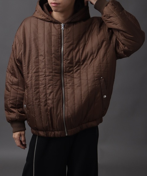 セール】2WAY リバーシブルショート丈フードブルゾン（その他アウター