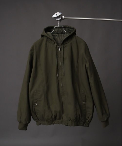 2WAY リバーシブルショート丈フードブルゾン（その他アウター）｜Art