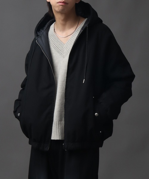 お値下げ可能！ Supreme 短丈　ブルゾン 2WAY リバーシブルショート丈フードブルゾン（その他アウター）｜Art