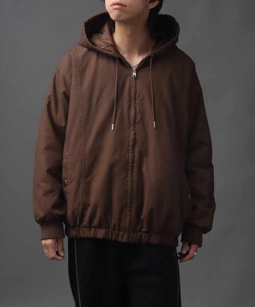 2WAY リバーシブルショート丈フードブルゾン（その他アウター）｜Art