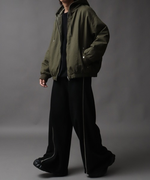 2WAY リバーシブルショート丈フードブルゾン（その他アウター）｜Art