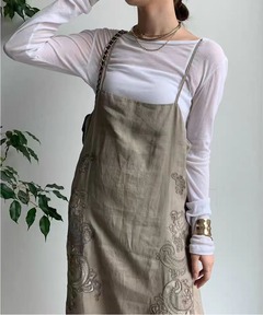マルチプリントシアーキャミワンピース/Multi Printed See