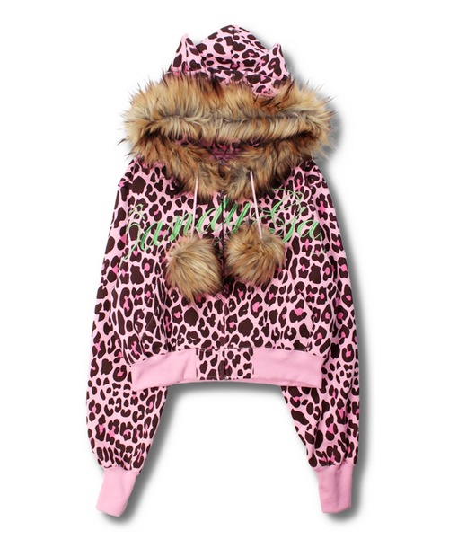 ガルフィー 全ギャル のためのヒョウ柄 パーカー ピンク ガルフィー 全ギャル のためのヒョウ柄 パーカー ピンク - メルカリ
