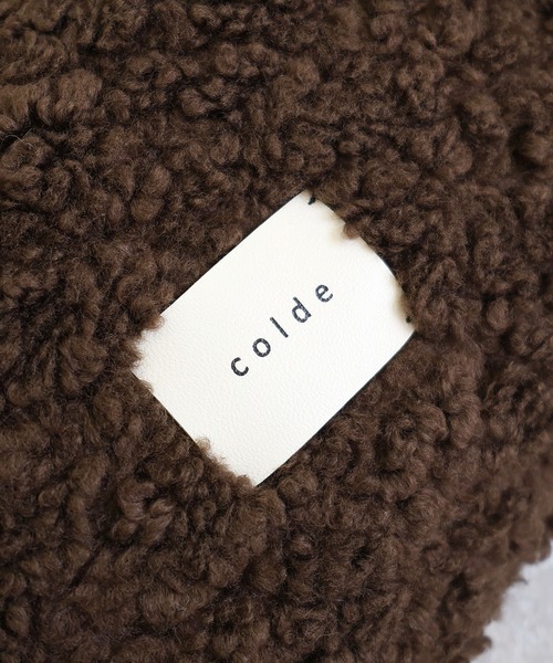 COLDE （コルデ）の「ボア×キルティングナイロントートバッグ（トートバッグ・レディース・アイボリー/チャコールグレー/ブラウン・FREE）」の18枚目の写真