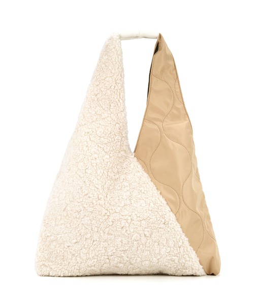 COLDE （コルデ）の「ボア×キルティングナイロントートバッグ（トートバッグ・レディース・アイボリー/チャコールグレー/ブラウン・FREE）」の20枚目の写真