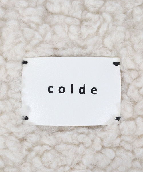 COLDE （コルデ）の「ボア×キルティングナイロントートバッグ（トートバッグ・レディース・アイボリー/チャコールグレー/ブラウン・FREE）」の13枚目の写真