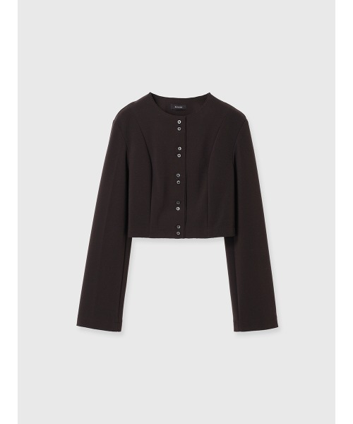 anuans（アニュアンス）の「カットジョーゼットショートカーディガン（カーディガン/ボレロ・レディース・ブラック/ベージュ/ブラウン/ホワイト系その他・SMALL/MEDIUM）」の13枚目の写真