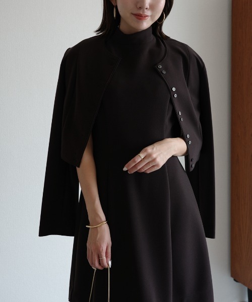 カットジョーゼットショートカーディガン カットジョーゼットショートカーディガン