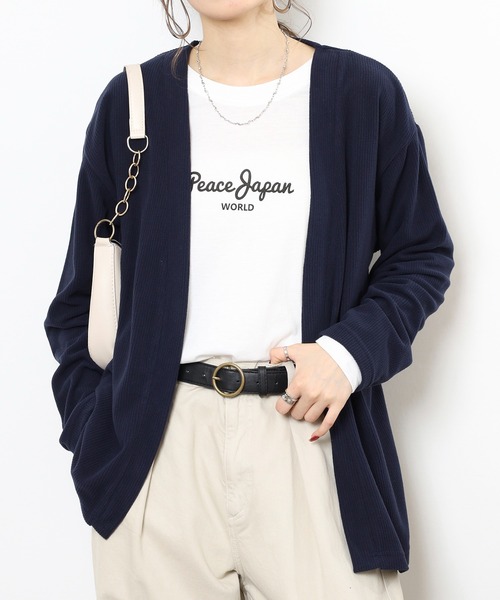 FUNALIVE(ファンアライブ)の「カーディガン 長袖 Tシャツ アンサンブル(アンサンブル・メンズ・チャコールグレー/グレー/ネイビー/ブラック・L/LL/M)」の9枚目の写真