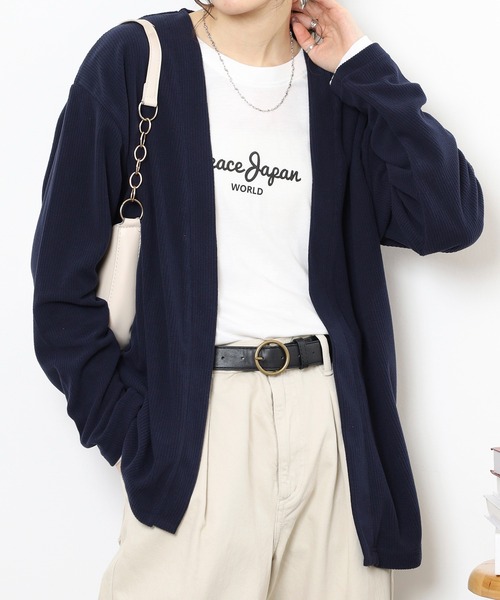 FUNALIVE(ファンアライブ)の「カーディガン 長袖 Tシャツ アンサンブル(アンサンブル・メンズ・チャコールグレー/グレー/ネイビー/ブラック・L/LL/M)」の10枚目の写真