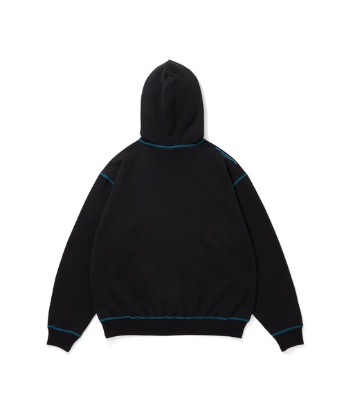 BILLIONAIRE BOYS CLUB（ビリオネア・ボーイズ・クラブ）の「EMBROIDERED LOGO HOODIE（パーカー・メンズ・ブラック/アッシュグレー・MEDIUM/X-LARGE/LARGE/SMALL）」の3枚目の写真