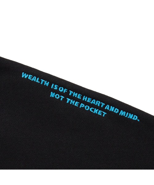 BILLIONAIRE BOYS CLUB（ビリオネア・ボーイズ・クラブ）の「EMBROIDERED LOGO HOODIE（パーカー・メンズ・ブラック/アッシュグレー・MEDIUM/X-LARGE/LARGE/SMALL）」の11枚目の写真