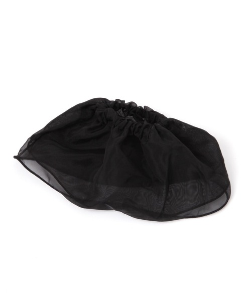 LEPSIM(レプシィム)の「カフスシュシュ 593604(シュシュ・レディース・ブラック/オフホワイト・ONE SIZE)」の7枚目の写真