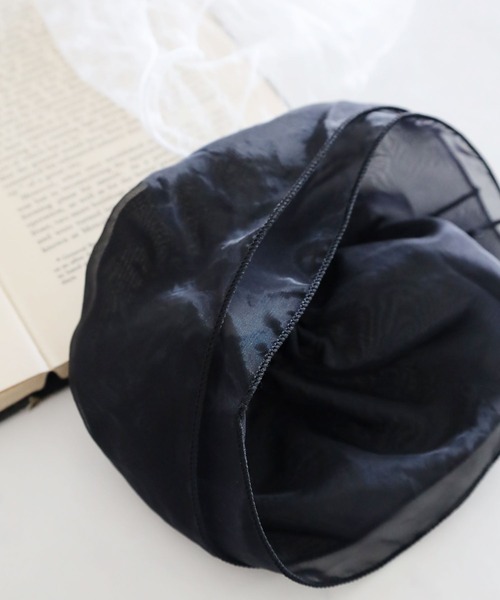 LEPSIM(レプシィム)の「カフスシュシュ 593604(シュシュ・レディース・ブラック/オフホワイト・ONE SIZE)」の14枚目の写真