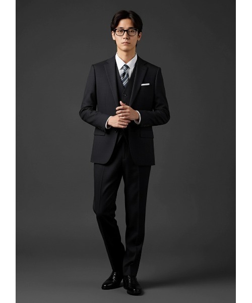 セール】《WOOLY WASH SUIT》WEB限定スーツ【洗える/ウールライク