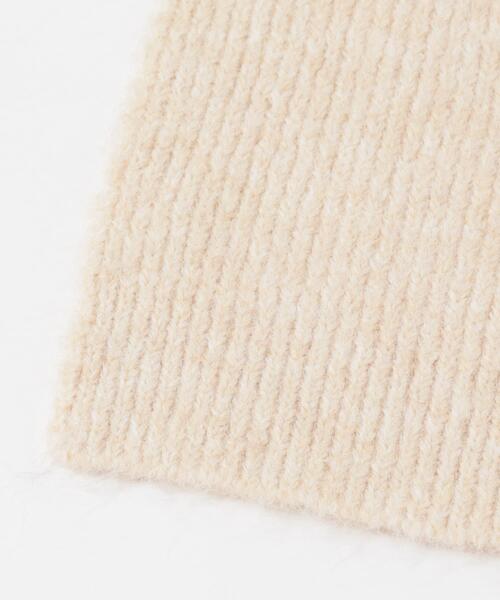 RODE SKO(ロデスコ)の「ショートマフラー(マフラー・レディース・アイボリー/レッド/グレー・ONE)」の8枚目の写真