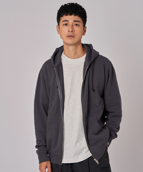 LOOPWHEELER × LOWERCASE for EDIFICE ライトツリウラケ ジップ