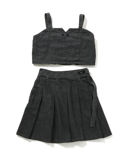 セール】デニムビスチェセットアップ（セットアップ）｜algy（アルジー