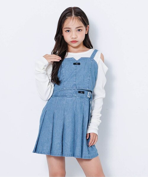 セール】デニムビスチェセットアップ（セットアップ）｜algy（アルジー