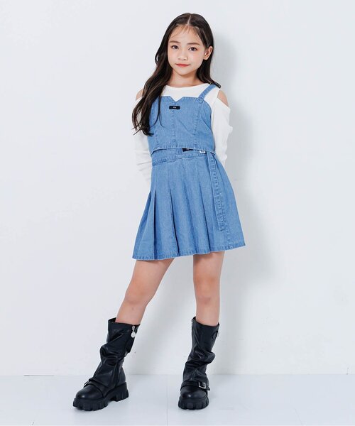 セール】デニムビスチェセットアップ（セットアップ）｜algy（アルジー