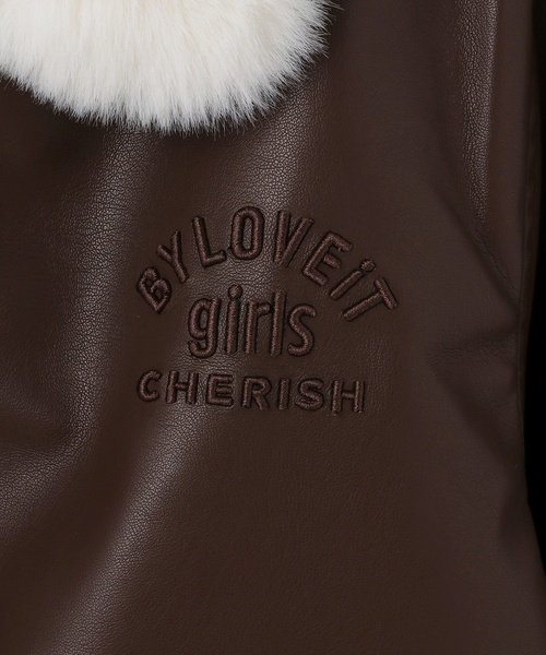 by LOVEiT（バイラビット）の「衿ファー合成皮革ジャケット（ライダースジャケット・キッズ・ブラック/ブラウン・120cm/130cm/150cm/140cm/160cm）」の14枚目の写真