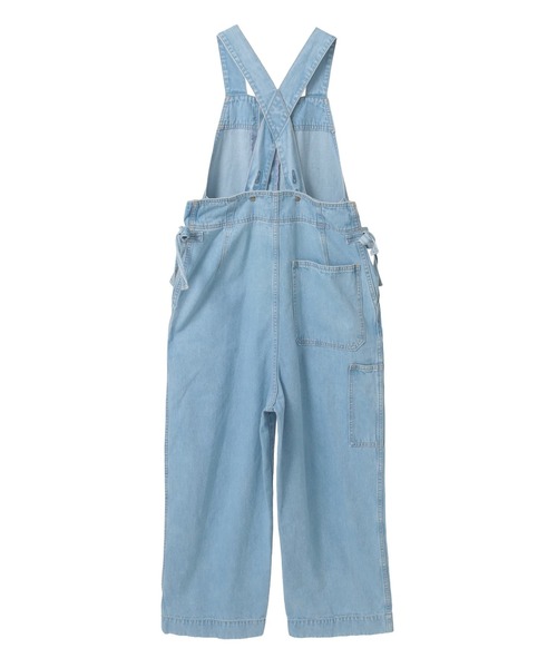 CURRENTAGE(カレンテージ)の「【CURRENTAGE/カレンテージ】Loose fitting overall(サロペット/オーバーオール・レディース・インディゴブルー/サックスブルー・1/2)」の3枚目の写真