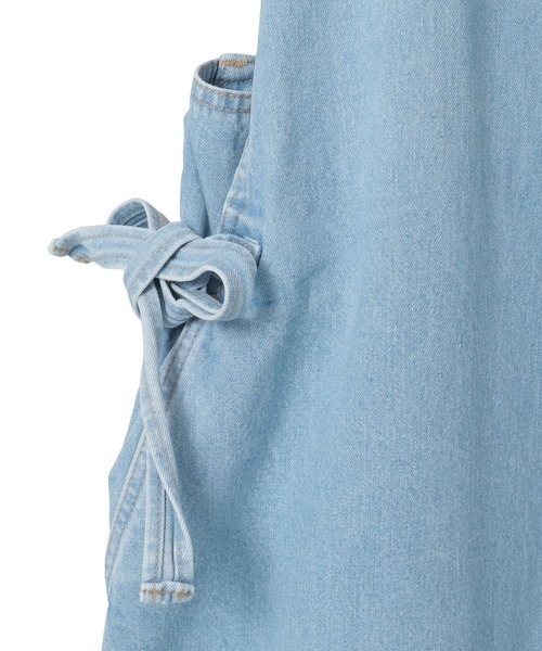 CURRENTAGE(カレンテージ)の「【CURRENTAGE/カレンテージ】Loose fitting overall(サロペット/オーバーオール・レディース・インディゴブルー/サックスブルー・1/2)」の4枚目の写真