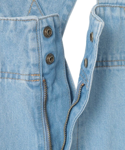 CURRENTAGE(カレンテージ)の「【CURRENTAGE/カレンテージ】Loose fitting overall(サロペット/オーバーオール・レディース・インディゴブルー/サックスブルー・1/2)」の5枚目の写真