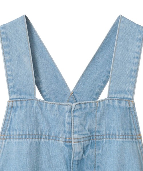 CURRENTAGE(カレンテージ)の「【CURRENTAGE/カレンテージ】Loose fitting overall(サロペット/オーバーオール・レディース・インディゴブルー/サックスブルー・1/2)」の6枚目の写真