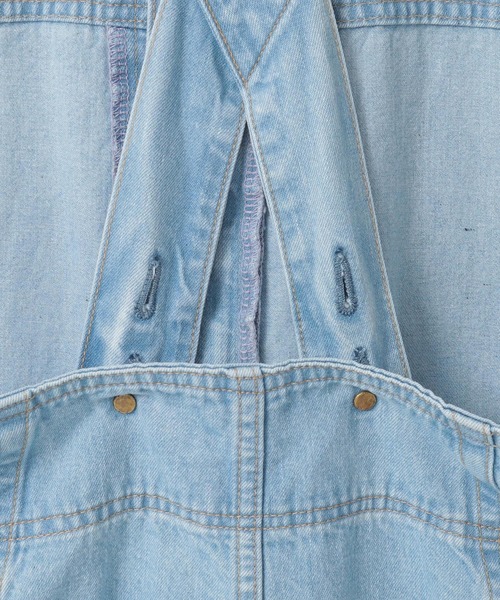 CURRENTAGE(カレンテージ)の「【CURRENTAGE/カレンテージ】Loose fitting overall(サロペット/オーバーオール・レディース・インディゴブルー/サックスブルー・1/2)」の7枚目の写真