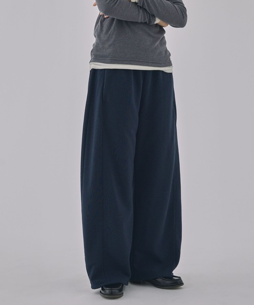 Unblend】ドロスト ヘビーウェイトカーブスウェットパンツ