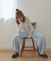 MONO-MART LADY'S（モノマートレディース）の「【Unblend】ドロスト ヘビーウェイトカーブスウェットパンツ 【セットアップ対応】（スウェットパンツ）」